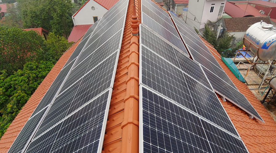 giá lắp điện mặt trời 