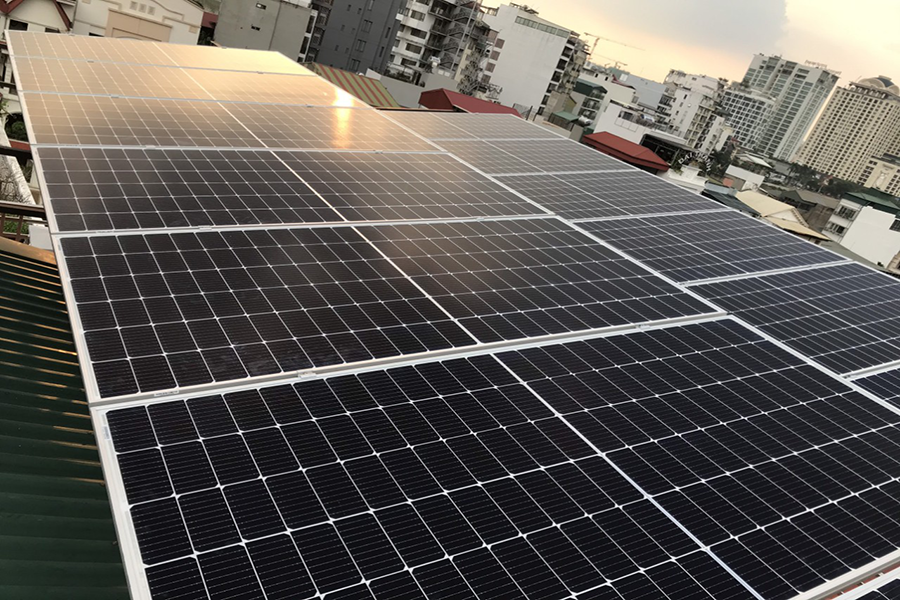 điện mặt trời hòa lưới