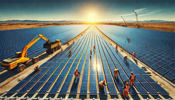 Lắp Đặt Điện Năng Lượng Mặt Trời Công Suất 50MW