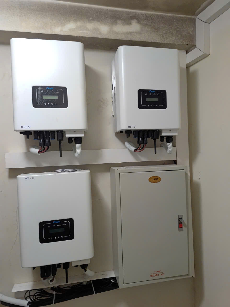 Biến tần và tủ điện cho hệ thống 30kw 
